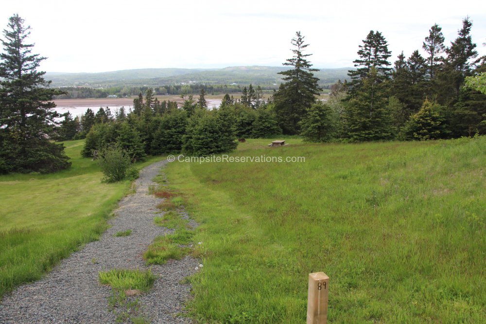 Photo of Campsite 89 in Five Islands Provincial Park Campground at Five